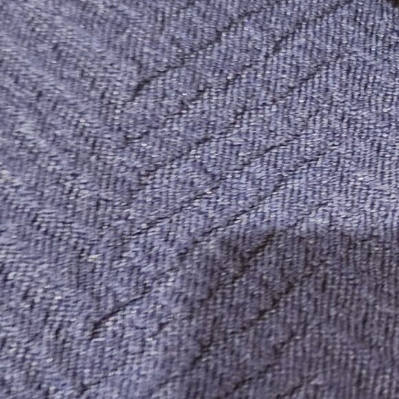 VTG 60s Vana Crimplene Mod Jacket | Cobalt Blue White Trim Zip Front Ring Pull - Picture 6 of 9